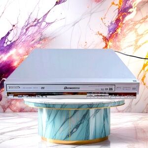 Panasonic DVD-F87 5-Disc DVD/CD Changer Silver – Tested Working – No Remote